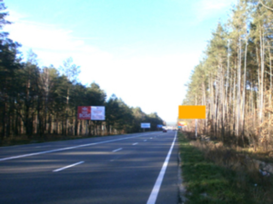 Фото рекламної площини за адресою Км 4+400 от  ул. Генерала Наумова, направление из Киева, Трасса Ирпень-Киев