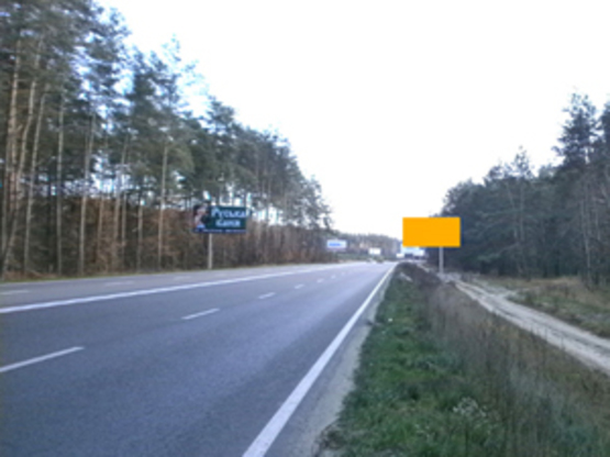 Фото рекламной плоскости по адресу Км 4+200 от  ул. Генерала Наумова, направление из Киева, Трасса Ирпень-Киев