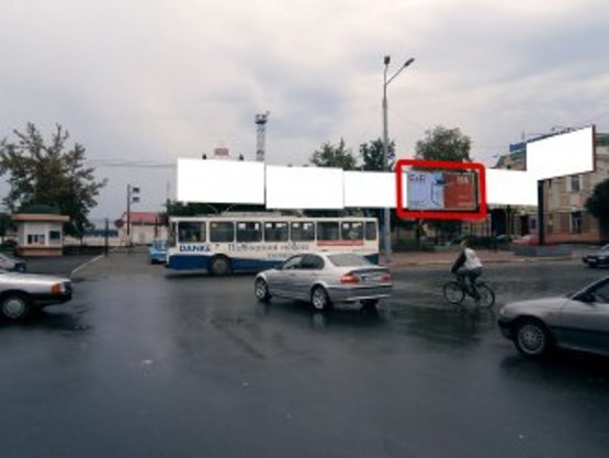 Фото рекламної площини за адресою Привокзальна - Грюнвальдська ( залізничний,автовокзал ) правий