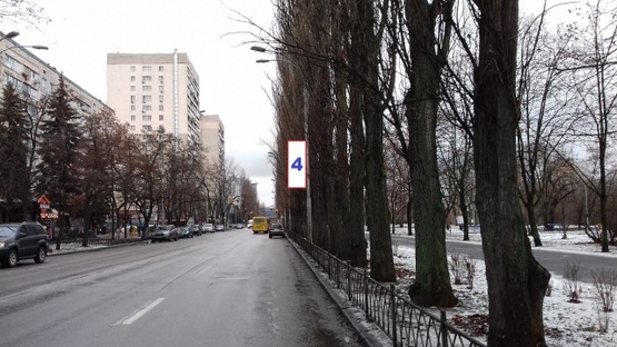 Фото рекламної площини за адресою бул. Русановский Фото рекламної площини за адресою бул. Русановский