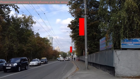 Фото рекламної площини за адресою ул. Святошинская Фото рекламної площини за адресою ул. Святошинская