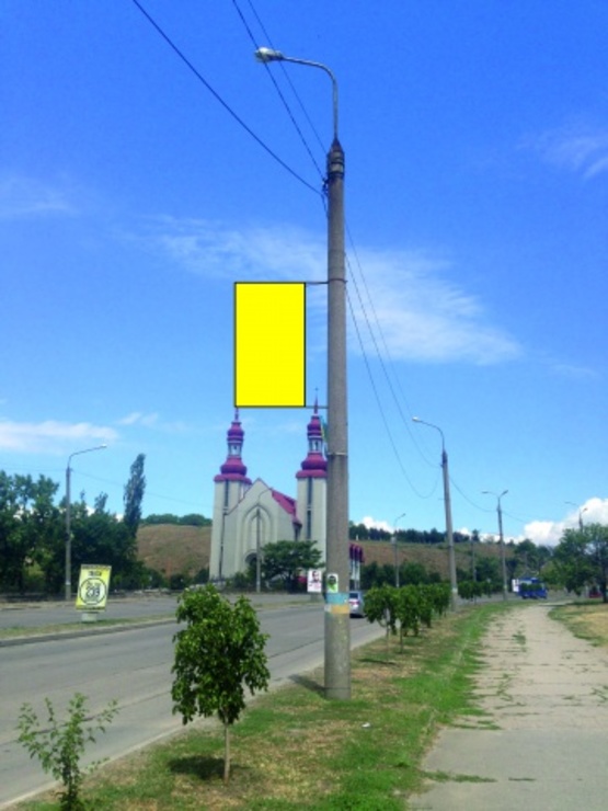 Фото рекламной плоскости по адресу Західний пр. / підьйом по Мелітопільському шосе Фото рекламной плоскости по адресу Західний пр. / підьйом по Мелітопільському шосе