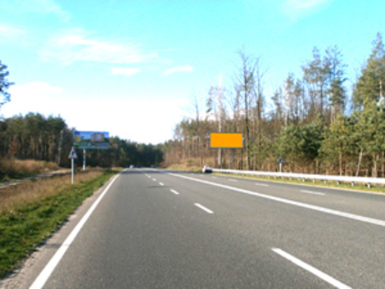 Фото рекламной плоскости по адресу Км 3+300 от  ул. Генерала Наумова, направление из Киева, Трасса Ирпень-Киев