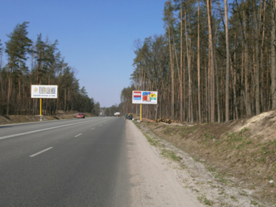 Фото рекламної площини за адресою Км 2+250 от  ул. Генерала Наумова, направление из Киева, Трасса Ирпень-Киев Фото рекламної площини за адресою Км 2+250 от  ул. Генерала Наумова, направление из Киева, Трасса Ирпень-Киев