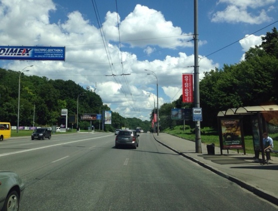 Фото рекламной плоскости по адресу Пл. ГВОВ - заезд на мост Патона Фото рекламной плоскости по адресу Пл. ГВОВ - заезд на мост Патона