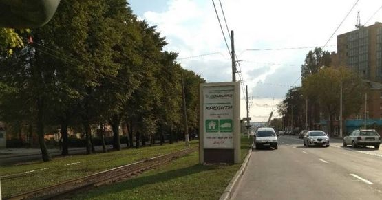 Фото рекламной плоскости по адресу Пирогова 55