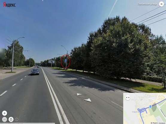 Фото рекламної площини за адресою вул. Любінська (ліва сторона) - від/до Аеропорту