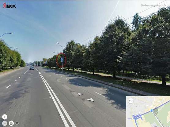 Фото рекламної площини за адресою вул. Любінська (ліва сторона) - від/до Аеропорту