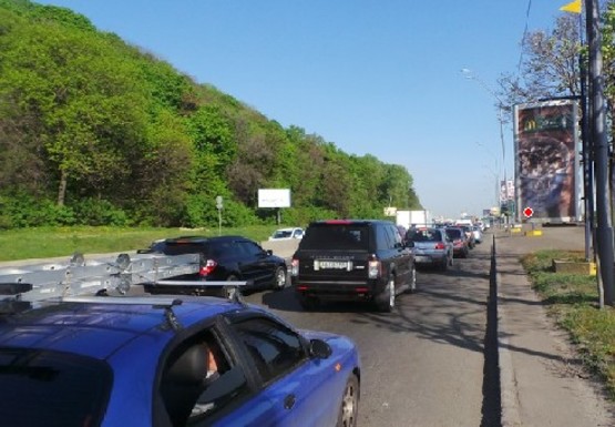 Фото рекламной плоскости по адресу Набережное шоссе (эл. опора № 48)