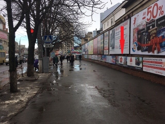 Фото рекламної площини за адресою вул. Камянецька (зуп. Либідь Плаза) Фото рекламної площини за адресою вул. Камянецька (зуп. Либідь Плаза)