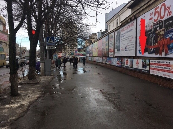 Фото рекламної площини за адресою вул. Камянецька (зуп. Либідь Плаза) Фото рекламної площини за адресою вул. Камянецька (зуп. Либідь Плаза)