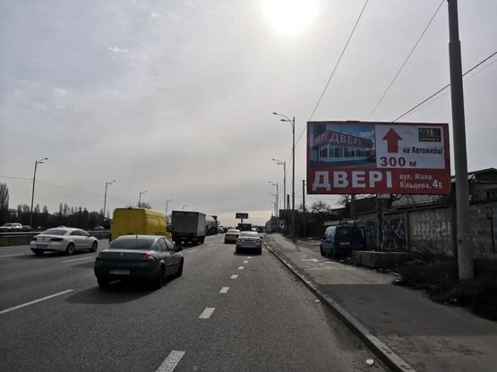 Фото рекламної площини за адресою г. Киев, Большая Окружная, развязка АВТОЗАЗ