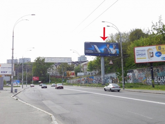 Фото рекламной плоскости по адресу Протасов Яр ул. 2, к Соломенской пл., из центра