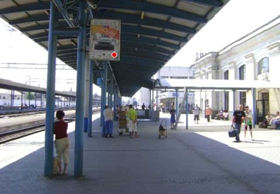 Фото рекламной плоскости по адресу Платформа №1