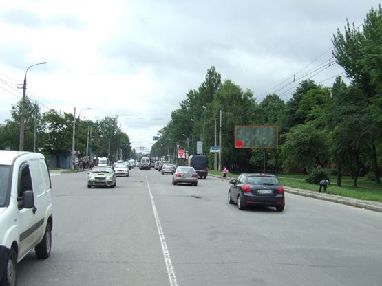 Фото рекламной плоскости по адресу проспект Миру - вул.П.Мирного. неподалік: АЗС "ОККО", зупинка, ринок, "Фокстрот" (в центр) Фото рекламной плоскости по адресу проспект Миру - вул.П.Мирного. неподалік: АЗС "ОККО", зупинка, ринок, "Фокстрот" (в центр)