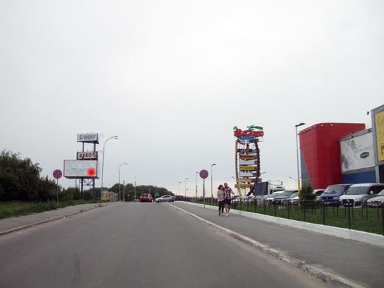 Фото рекламной плоскости по адресу новая дорога, "ЕПІЦЕНТР", ТРЦ "ОАЗИС", заїзд на "ОАЗИС". неподалік: "Епіцентр", супермаркет "Таврія В", "Сільпо", ТРЦ "Оазис", центральний ринок, елітна забудова "Набережний квартал" (центр)