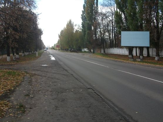 Фото рекламной плоскости по адресу вул. Декабристів, навпроти 276. В'їзд на КП