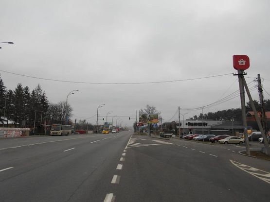 Фото рекламної площини за адресою м. Бровари, вул. Київська, 4