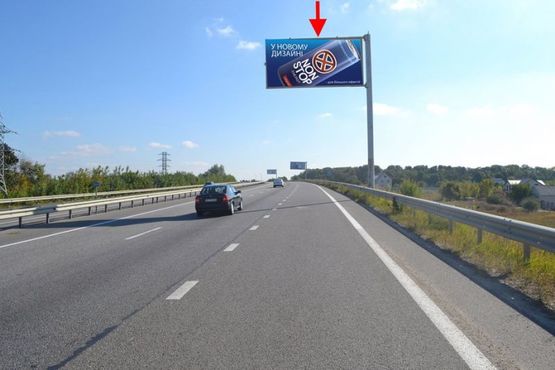 Фото рекламной плоскости по адресу Эстакада1-пос.Песочин-въезд в город со ст.трассы Киев-Харьков-Довжанский