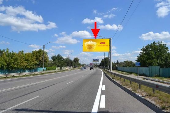 Фото рекламної площини за адресою Полтавский шлях-ул.Шляхова,в центр