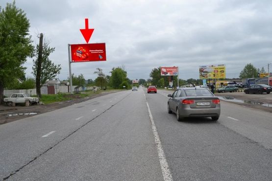 Фото рекламной плоскости по адресу Симферопольское шоссе- пос. Карачевка- возле АЗС БРСМ-флажок №2-в центр