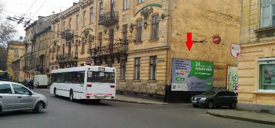 Фото рекламної площини за адресою Шота Руставелі, 8 вул. Фото рекламної площини за адресою Шота Руставелі, 8 вул.