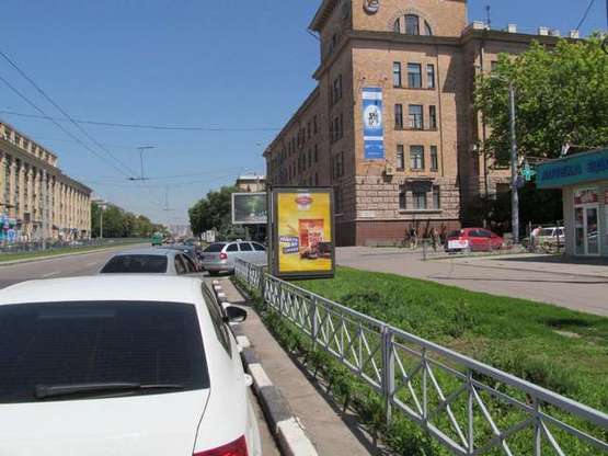 Фото рекламной плоскости по адресу Науки просп. (Леніна просп.) - Серпова вул. Фото рекламной плоскости по адресу Науки просп. (Леніна просп.) - Серпова вул.