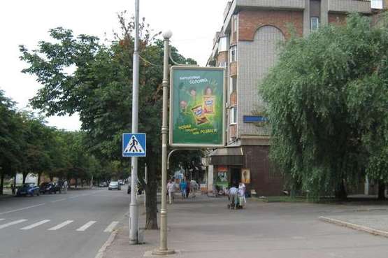 Фото рекламной плоскости по адресу Поштовий просп., 19 Фото рекламной плоскости по адресу Поштовий просп., 19