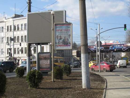 Фото рекламной плоскости по адресу Вячеслава Чорновола просп. - Пантелеймона Куліша вул. (від центру) Фото рекламной плоскости по адресу Вячеслава Чорновола просп. - Пантелеймона Куліша вул. (від центру)