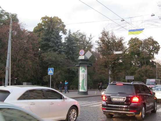 Фото рекламної площини за адресою Сумська вул., 35 (колона) (сторона В)