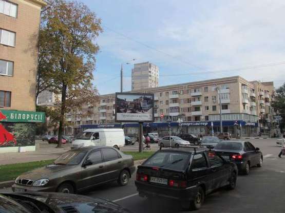 Фото рекламної площини за адресою Науки просп. (Леніна просп.), 19 - Космічна вул. (№1)