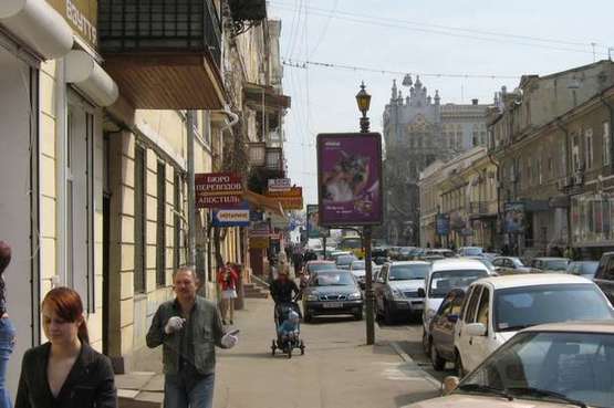 Фото рекламной плоскости по адресу Ланжеронівська вул., 28 ( направление в бік Театра) Фото рекламной плоскости по адресу Ланжеронівська вул., 28 ( направление в бік Театра)