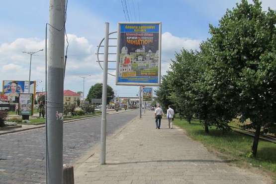 Фото рекламної площини за адресою Чернівецька вул. - Городоцька вул., (№2) (к залізн. вокзалу) Фото рекламної площини за адресою Чернівецька вул. - Городоцька вул., (№2) (к залізн. вокзалу)