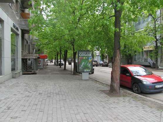 Фото рекламной плоскости по адресу Мироносицька вул., 88 - Олеся Гончара вул. Фото рекламной плоскости по адресу Мироносицька вул., 88 - Олеся Гончара вул.