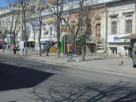 Фото рекламной плоскости по адресу Велика Морська вул., 76 - Московська вул., 16 Фото рекламной плоскости по адресу Велика Морська вул., 76 - Московська вул., 16