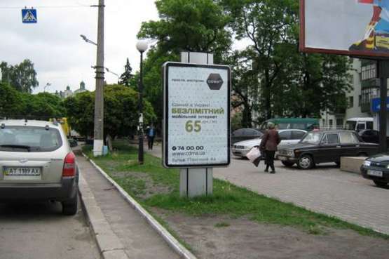 Фото рекламної площини за адресою Вовчинецька вул., 34