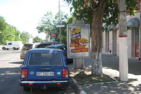 Фото рекламної площини за адресою Потьомкінськая вул. - Гірського вул., 14 Фото рекламної площини за адресою Потьомкінськая вул. - Гірського вул., 14