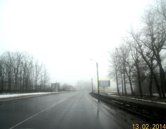 Фото рекламної площини за адресою ул. Интернациональная, 131-г, напротив Ин-та корнеплод. Культур, дендропарк "Софиевка", сторона А