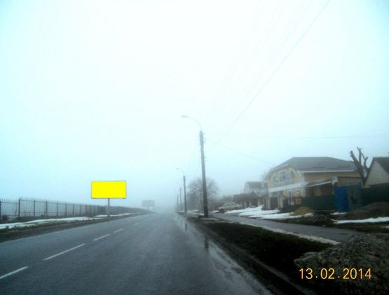 Фото рекламної площини за адресою м. Умань, вул. Інтернаціональна, навпроти будинку 103