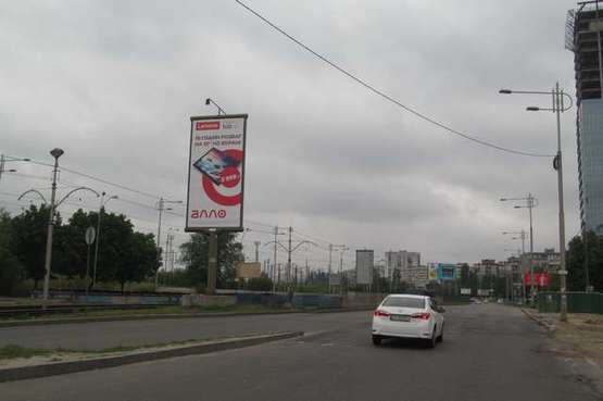 Фото рекламной плоскости по адресу Борщагівська вул., навпроти буд. №9-А. Зупинка швидкісного трамваю "Борщагівська"  (в напр. Окружной дороги) Фото рекламной плоскости по адресу Борщагівська вул., навпроти буд. №9-А. Зупинка швидкісного трамваю "Борщагівська"  (в напр. Окружной дороги)