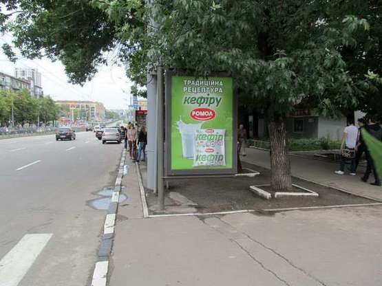 Фото рекламной плоскости по адресу Науки просп. (Леніна просп.) - Данилевського вул., (№2)