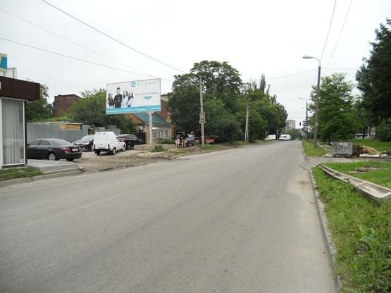 Фото рекламной плоскости по адресу ул. Владимира Антоновича, 36, к пр. Александра Поля. Центральный р-н. Фото рекламной плоскости по адресу ул. Владимира Антоновича, 36, к пр. Александра Поля. Центральный р-н.