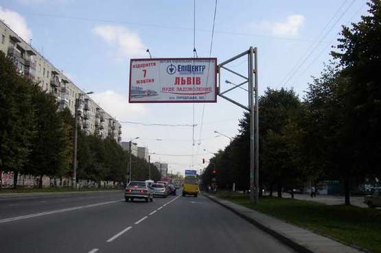 Фото рекламної площини за адресою Володимира Великого вул., 103 (до вул. Княгині Ольги) Фото рекламної площини за адресою Володимира Великого вул., 103 (до вул. Княгині Ольги)