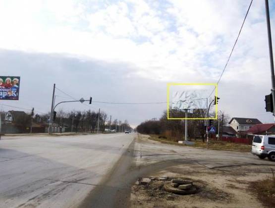 Фото рекламної площини за адресою м. Бровари, вул. Олега Онікієнка, 99