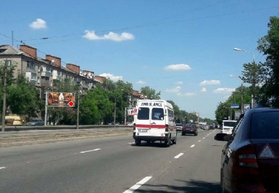 Фото рекламной плоскости по адресу Богдана Хмельницкого пр., 21