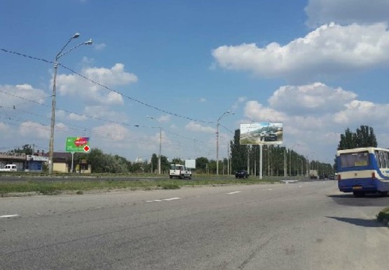 Фото рекламної площини за адресою Донецкое шоссе - Передовая ул.