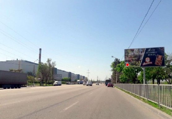 Фото рекламной плоскости по адресу Заводская Набережная, навпротив "PIT STOP"