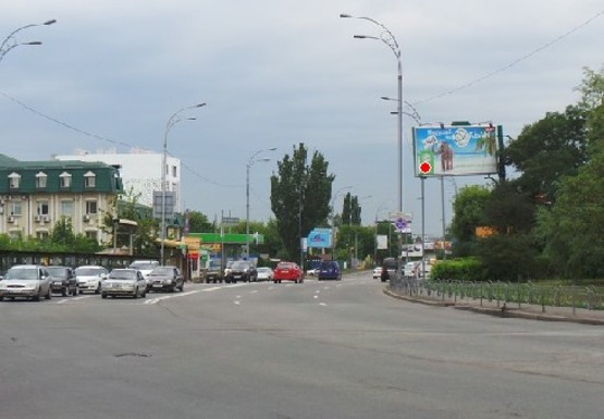 Фото рекламной плоскости по адресу Межигорская ул., 82а