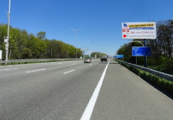 Фото рекламной плоскости по адресу 30,400 км. автомагистрали Киев - Борисполь