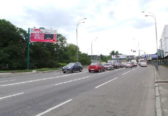 Фото рекламной плоскости по адресу Межигорская ул., 82а